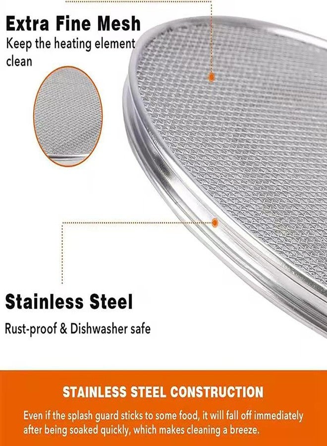 Throneway Stainless Steel Splatter Shield for Ninja Foodi IG651 ，Reusable Oil Splatter Screen ，Indoor Grill Accessories & Replacement Parts Dishwasher safe - Image 4